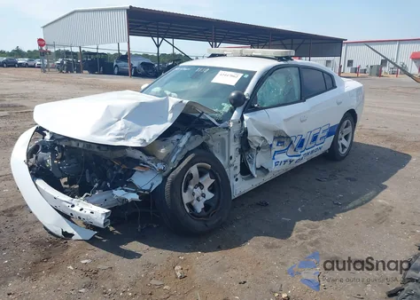 2015 Dodge Charger Police из США, поврежденный, VIN 2C3CDXAG3FH735280